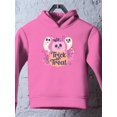 thumbnail image 3 of Bubblegum Trick Or Treat Hoodie Toddler -Image by Shutterstock,  5 Toddler, 3 of 4
