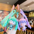 thumbnail image 2 of Llavero con dijes de Hatsune Miku para pareja, colgante de bolsa de coche, Anime 3D, accesorios de muñeca de epoxi, juguete para regalo para niños, Original, nuevo qym unisex, 2 of 2