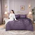 thumbnail image 4 of Manfei Victorian Damask Twin Bedding Sets 7pcs,Wild Animal Snake Bedding Comforter Set 7pcs,Vintage Gothic Floral Sheet Sets For Men Women,,Lightweight Room Decorative Reversible, 4 of 8