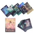 thumbnail image 1 of Baraja de tarot de 44 hojas con diseños exquisitos, tamaño perfecto, cartas de adivinación portátiles para principiantes., 1 of 14
