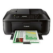 Angle View: Canon PIXMA MX472 - Multifunction printer - color - ink-jet - Legal (8.5 in x 14 in) (original) - Legal (media) - up to 9.7 ipm (printing) - 100 sheets - 33.6 Kbps - USB 2.0, Wi-Fi(n) - with Canon InstantExchange