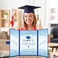thumbnail image 5 of SeekLGT Graduation Guest Book 2026 Alternative Black and Blue Congrats Grad Signature Board for College Graduation Party Decorations 16 in x 12 in 1 Pack, 5 of 8