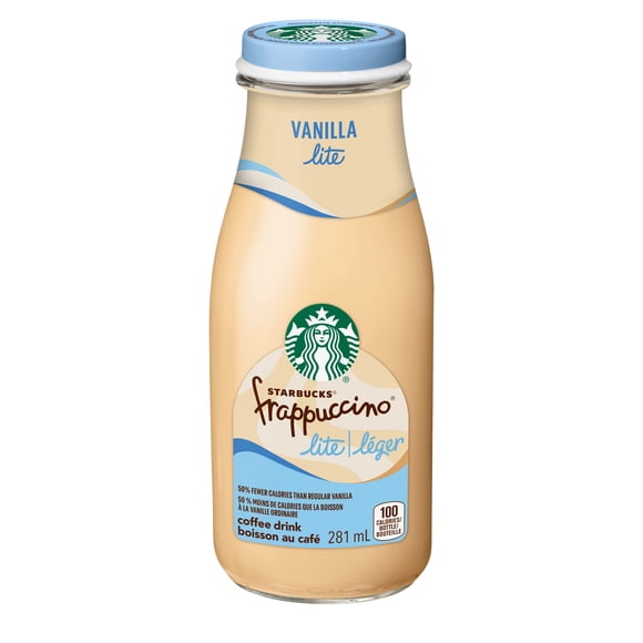 Starbucks Frappuccino Lite Vanilla Coffee Drink 281 mL, Bottle