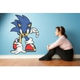 thumbnail image 2 of Running Sonic the Hedgehog Cartoon Game Decors Wall Sticker Art Design Decal for Girls Boys Kids Room Bedroom (40x20 inch), 2 of 2