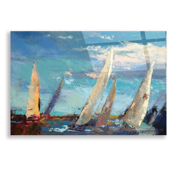 Epic Art 'Magnificence' by Beth Forst, Acrylic Glass Wall Art, 24"x16"