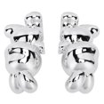 thumbnail image 3 of Book Ends Stable Rabbit Shaped Resin Ornament Decorative Bookends for Bedroom Study Shelves Silver, 3 of 5