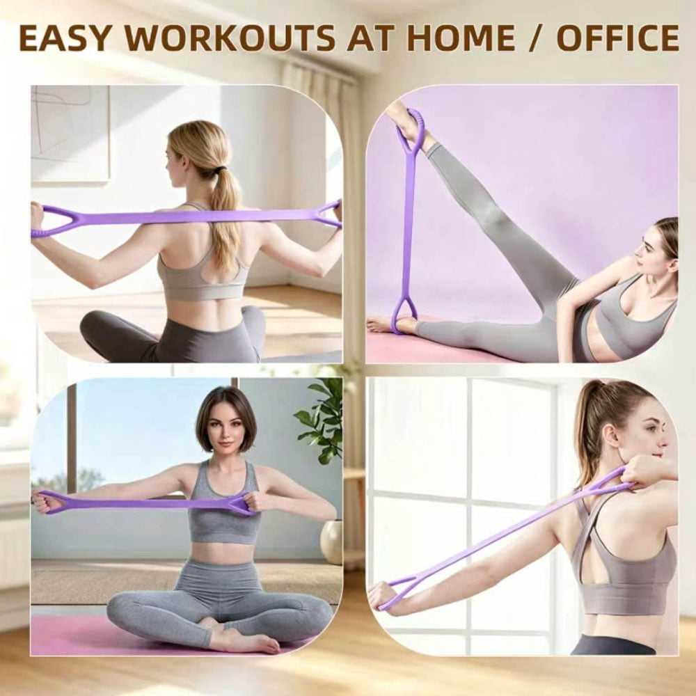Resistance Band with Handles, Elastic Bands for Working Out,Arm,Back,Shoulder Training Elastic Ropes,Exercise Equipment for Yoga, Pilates,Physical Therapy Stretching
