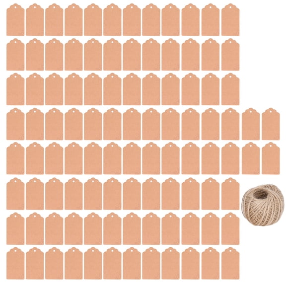 Etiquetas de papel 100 piezas Etiquetas de ropa Etiquetas artesanales Etiquetas de precios Solución innovadora Jadeshay A