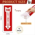 thumbnail image 3 of Fire Extinguisher Signs, 15 Pack 4x12 Inch Fire Extinguisher Signs for Home Business, Self Adhesive Safety Sticker Sign, 3 of 7