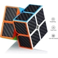 thumbnail image 3 of Speed Cube Set, 2x2x2 3x3x3 Speed Magic Cube, Carbon Fiber, 3 of 5