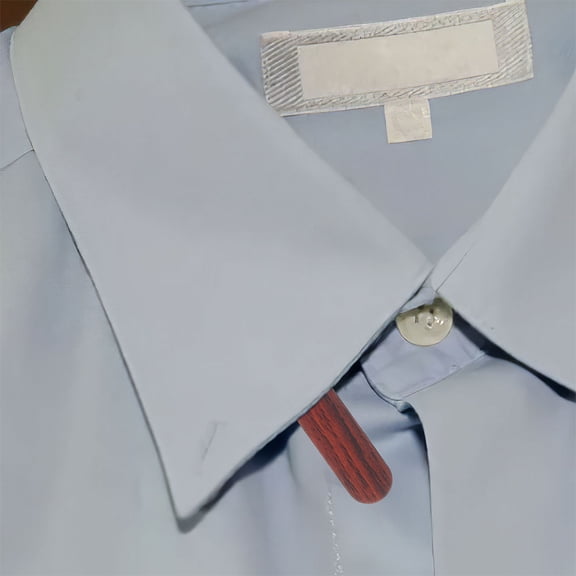 LOLIPPYY 2Pairs Wood Collar Stays for Dress Shirt Collar Holders to Prevent Sagging and Deformation