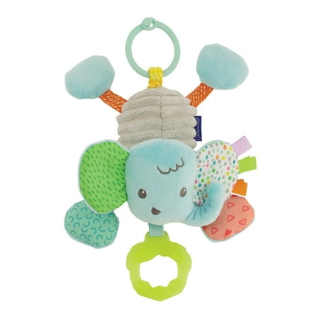 UPC: 0773554010329 | Infantino Pull & Play Jittery Pal Sensory Baby Toy 6-12 Months Multicolor Elephant