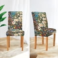 thumbnail image 3 of Yayeee 2 Pack Dining Chair Covers Stretch Parson Chairs Slipcovers Seat Protector, Floral Garden, 3 of 6