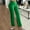 Green, variant on FRSASU Women Dress Pants High Waisted Straight Leg Casual Full Length Solid Color Suit Pants Yellow