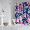 thumbnail image 2 of Pioneer Flower Floral Print Pattern Shower Curtain 72"x72" ,Bathroom Decorative Shower Curtains Set with 12 Hooks,Modern Waterproof Washable Shower Curtain, 2 of 6