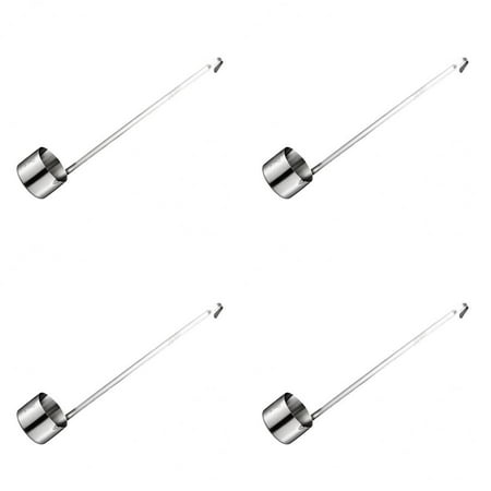 

4x Dipper Spoon Hanging Sauce Ladle W/ Hook Kitchen Cooking Tools