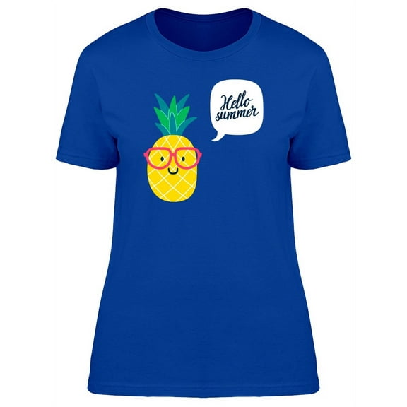 Hello Summer Smart Glasses T-Shirt Women -Image by Shutterstock, Female Medium