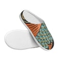 thumbnail image 3 of Yiaed Rich Fish Print Slippers Fuzzy Warm Cozy Slippers Non Slip House Slippers For Indoor Outdoor Slippers House Slippers-13, 3 of 7