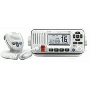 10" Super White M424G Fixed Mount VHF Marine Transceiver with Built-In GPS