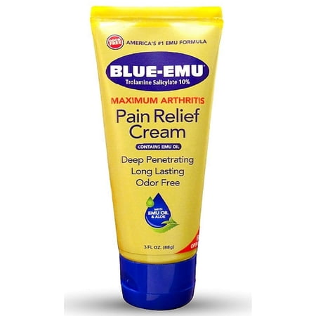 Blue-Emu Maximum Arthritis Pain Relief Cream 3 oz (Pack of 4)