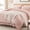02 - Pink-Full, variant on King Burnt Orange 7-Piece Tufted Bed-in-a-Bag Bedding Set
