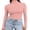 Misty Rose, variant on Ekouaer Women's Turtleneck Long Sleeve Shirts Slim Fit Thermal Underwear Tops Lightweight Tees