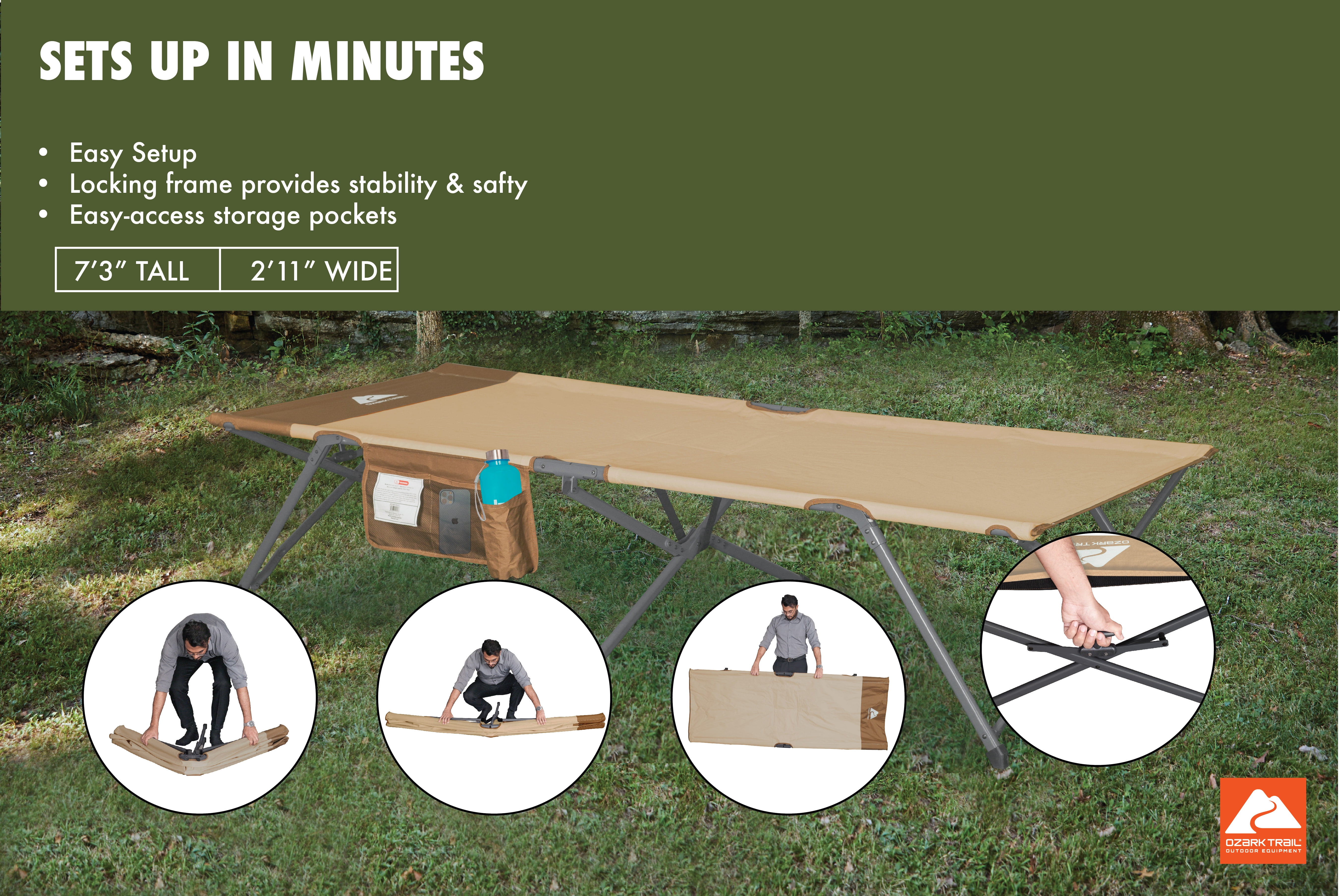 Ozark Trail Oversized Cot