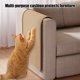 thumbnail image 5 of Alfombra rascadora para gatos Tejido de sisal | Almohadilla protectora de sofá para muebles | Montaje en pared o en el suelo | Tablero de garras autoadhesivo | Multiposición | Beige | 19,7 x 35,4, 5 of 7