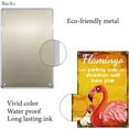 thumbnail image 3 of Funny Flamingo Parking Only Metal Tin Sign Vintage Violators Will Turn Pink Wall Art Decor Rustic Farmhouse Home Bar Coffe Garden Porch Market Decorations 8 x 12 Inch, 3 of 7