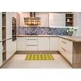 thumbnail image 6 of Ahgly Company Machine Washable Indoor Rectangle Transitional Yellow Area Rugs, 7' x 10', 6 of 7