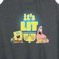thumbnail image 3 of SpongeBob SquarePants - It's Lit Hanukkah - Women's Racerback Tank Top, 3 of 6