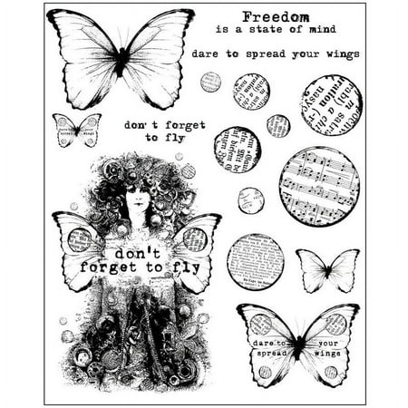 UPC: 0655350962005 | PRIMA MARKETING INC 6×7.5 Cling Stamp-Dont Forget UPC 655350962005