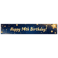thumbnail image 5 of LUUFILx Happy 14th Birthday Backdrop Banner Birthday Party Background Decorations Photography Props Party Supplies Starry Night Decor, 5 of 8