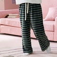 thumbnail image 2 of CAIVO Kids Soft Girls Flannel Sleep Pants Fuzzy Winter Leisure Bottoms For Cozy Comfort Warmth All Season Long Trendy Trousers, 2 of 5