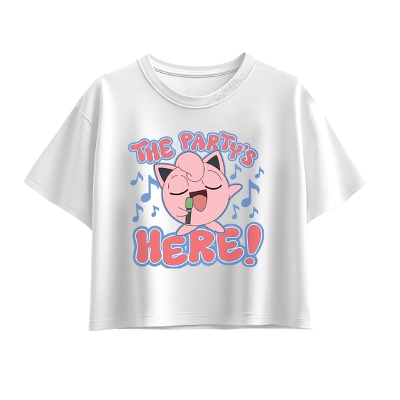 Pokémon - Party's Here - Youth Girls Boxy T-Shirt