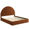 thumbnail image 6 of Solana Queen Platform Bed in Rust, 6 of 9