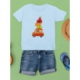thumbnail image 3 of Bear Driving With Gifts T-Shirt Juniors -Image by Shutterstock,  Small, 3 of 4
