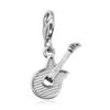 Shop LC Women Platinum over Sterling Silver Guitar Charm Jewelry Gifts for Her