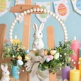 thumbnail image 1 of Plastic Easter Egg Wreath, Spring Simulation Door Hanging With Invisible Hanging Rope, for Holiday Home Decoration, Multi-color, 1 of 6