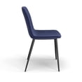 thumbnail image 6 of Pemberly Row Modern Velvet Side Chairs (Set of 2) in Sapphire, 6 of 7
