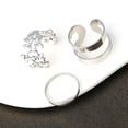 thumbnail image 2 of Set of 3pcs Fashion Women's Metal Rings Set Hollow Flower Hugo anillos del nudillo para las mujeres, 2 of 3