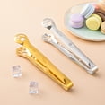 thumbnail image 2 of SXS Non-slip Cat Paw Shape Ice Tongs 304 Stainless Steel Kitchen Tongs BBQ Food Clip Cube Sugar Clamp Kitchen Gadgets (Silvery), 2 of 7