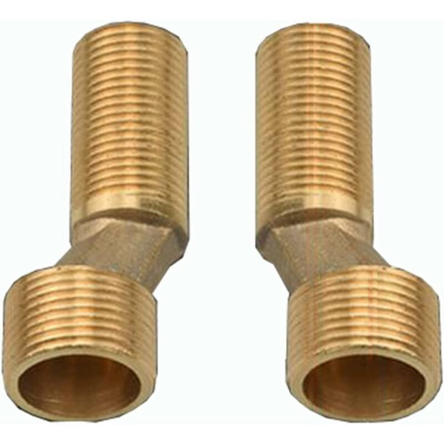 Offset Connection Tub Shower Faucet, Brass Elbow Reducer, Adjustable Swing Arm, 1/2 3/4 Offset Connection, 1/2 3/4 Offset Connection, Gold A