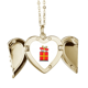 thumbnail image 1 of Bastet Navidad Bowknot Collar colgante en forma de melocotón con alas Unbranded M, 1 of 3