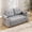 Light Gray, variant on 3-in-1 Tufted Futon Sofa Bed Pull Out Sleeper Couch Foldable Design Soft Pillow Storage Pockets Compact Living Spaces
