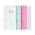 thumbnail image 4 of Luvable Friends Baby Girl Super Soft Cotton Washcloths, Owl, One Size, 4 of 4