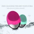 thumbnail image 1 of stanreset Deep Cleaning Electric Face Silicone Face Cleaning Brush With Wireless Charging Base Green, 1 of 6