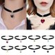 thumbnail image 2 of Love Pendant Necklaces Silicone Material Heart Necklace For Women Jewelry Gift--Black-Product code 55909 Blue, 2 of 5