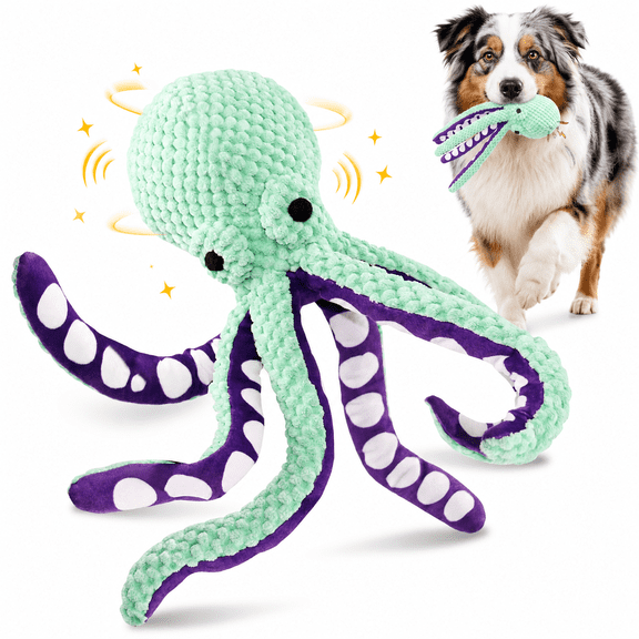 COUTEER Large Squeaky Dog Toys Plush Dog Chew Toys with Soft Fabric for Small, Medium, and Large Dogs Daily Companionship Training Reward Gift