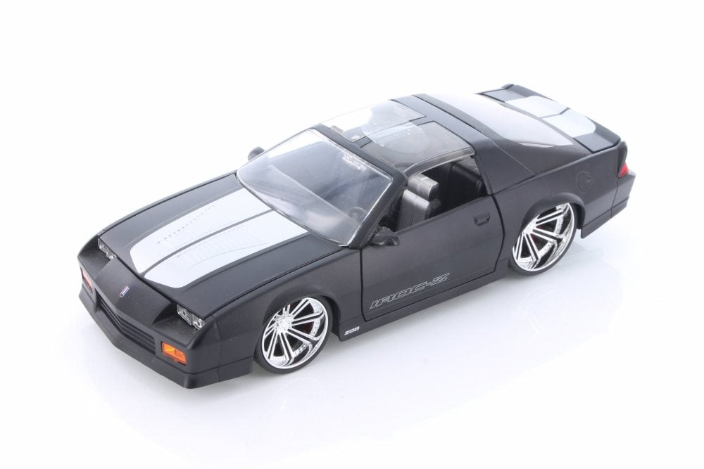 1985 Chevy Camaro w/ Removable T-Top, Black/White - Jada Toys Bigtime  Muscle 91444 - 1/24 scale Diecast Model Toy Car (Brand New, but NOT IN BOX)
